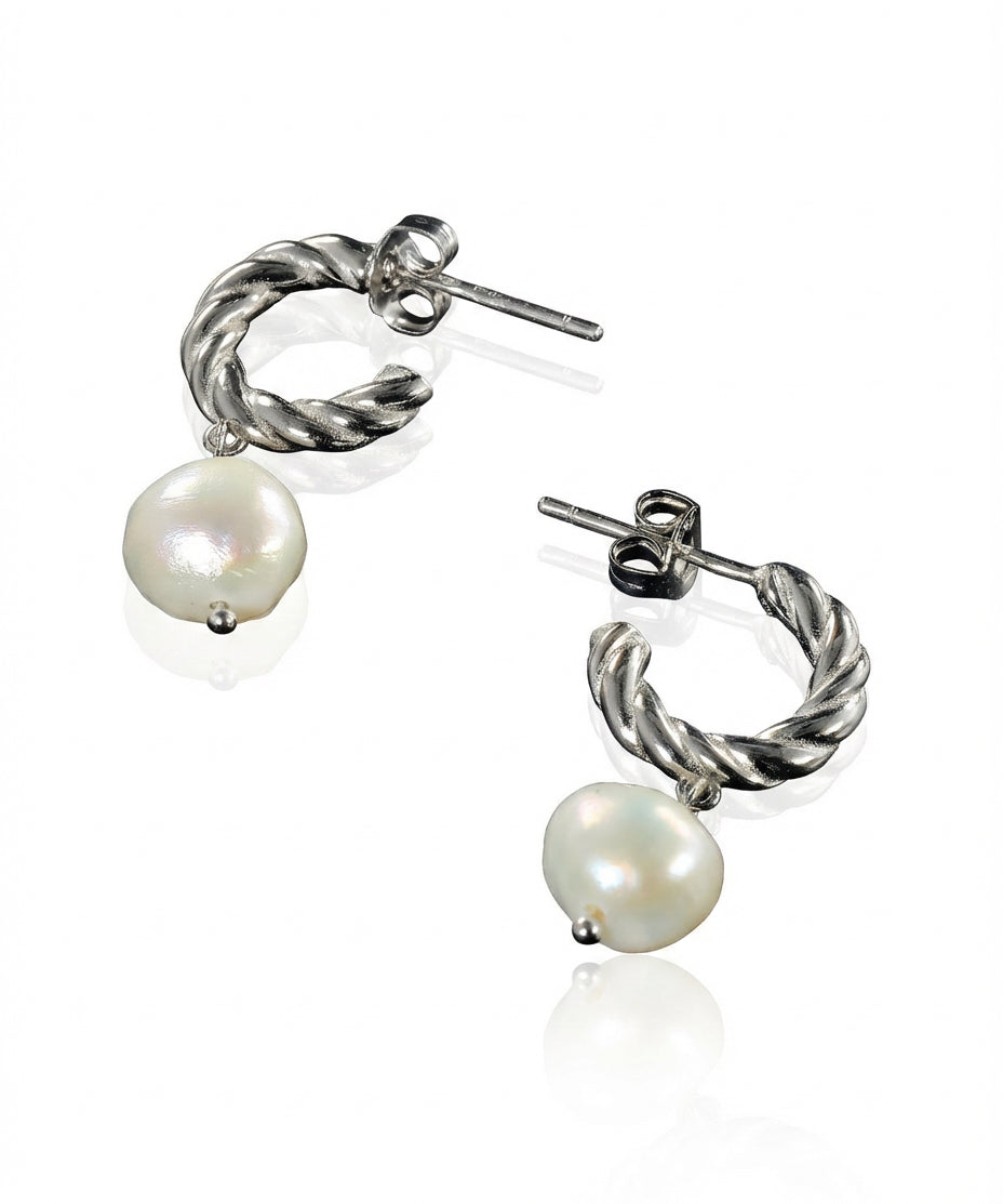 Auskarai Baroque Pearl — Luxiage