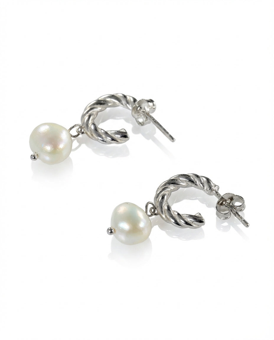 Auskarai Baroque Pearl — Luxiage