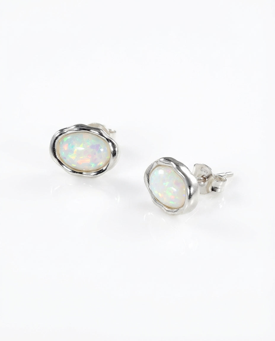 Auskarai Opal Stud — Luxiage