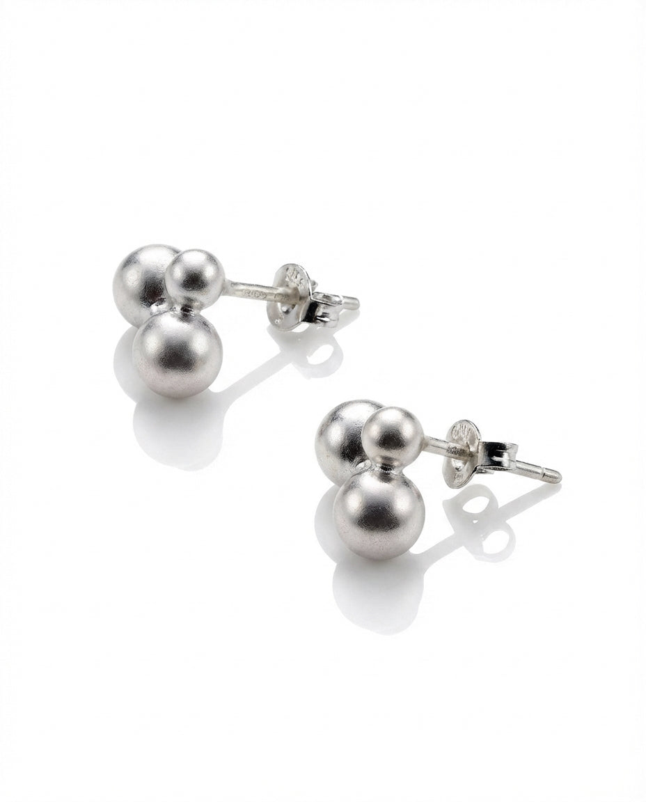Auskarai 3 Pieces Ball — Luxiage