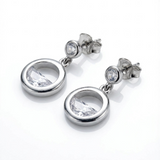Auskarai Silver CZ — Luxiage