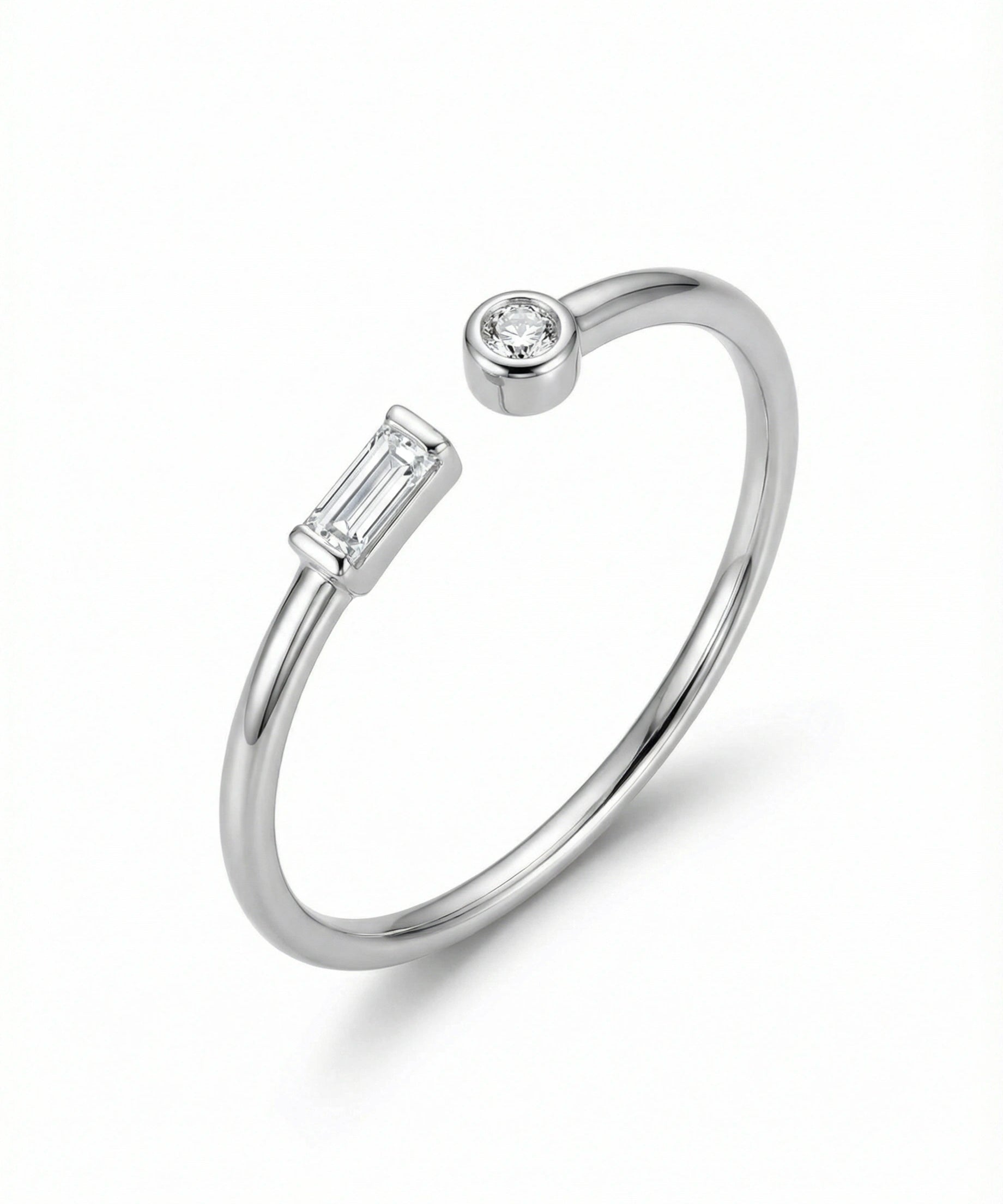 Žiedas Thin zircon — Luxiage