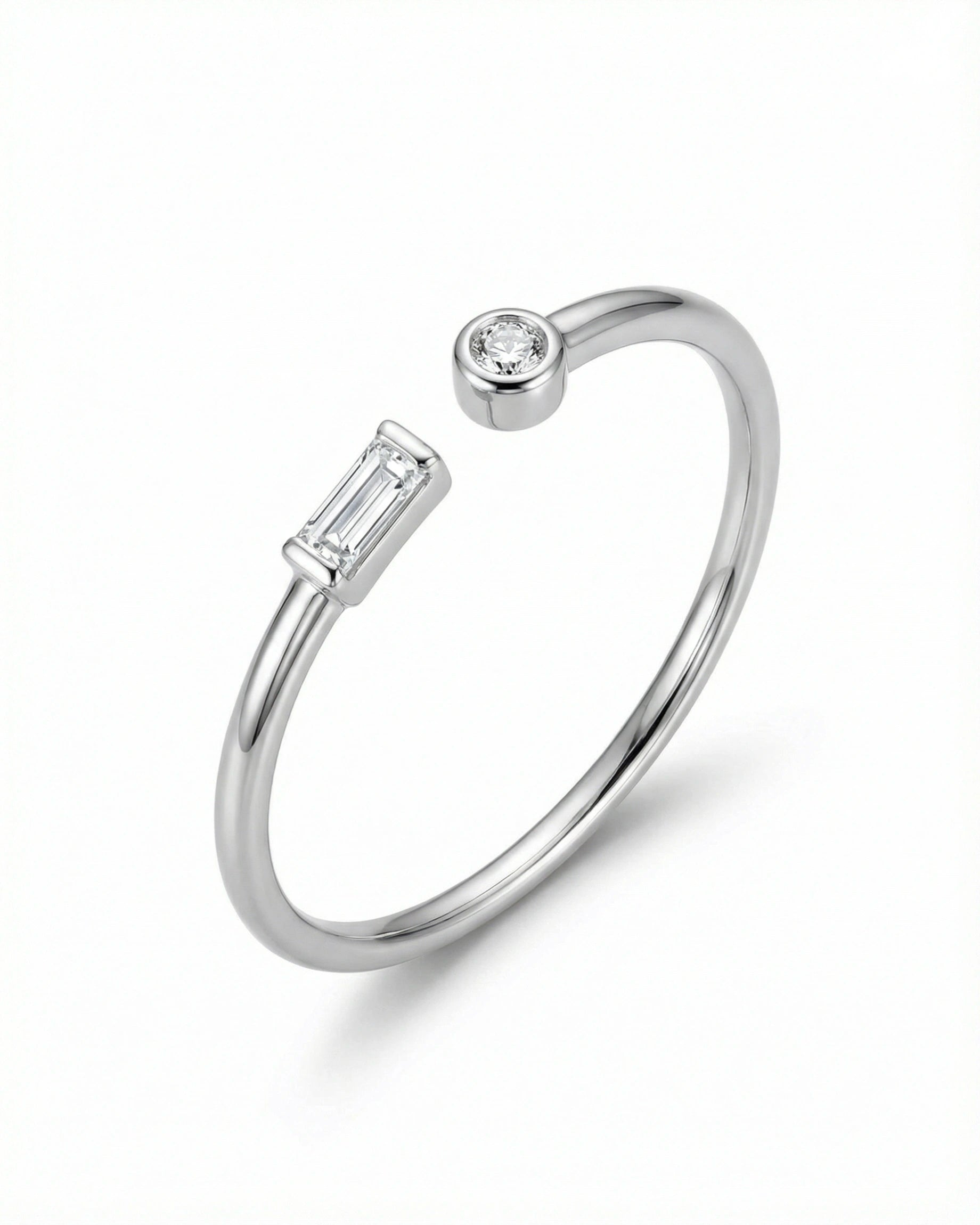 Žiedas Thin zircon — Luxiage