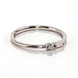 Žiedas Thin zircon — Luxiage