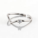Žiedas V-shaped ring — Luxiage