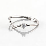 Žiedas V-shaped ring — Luxiage