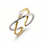 Žiedas Cross Pearl — Luxiage