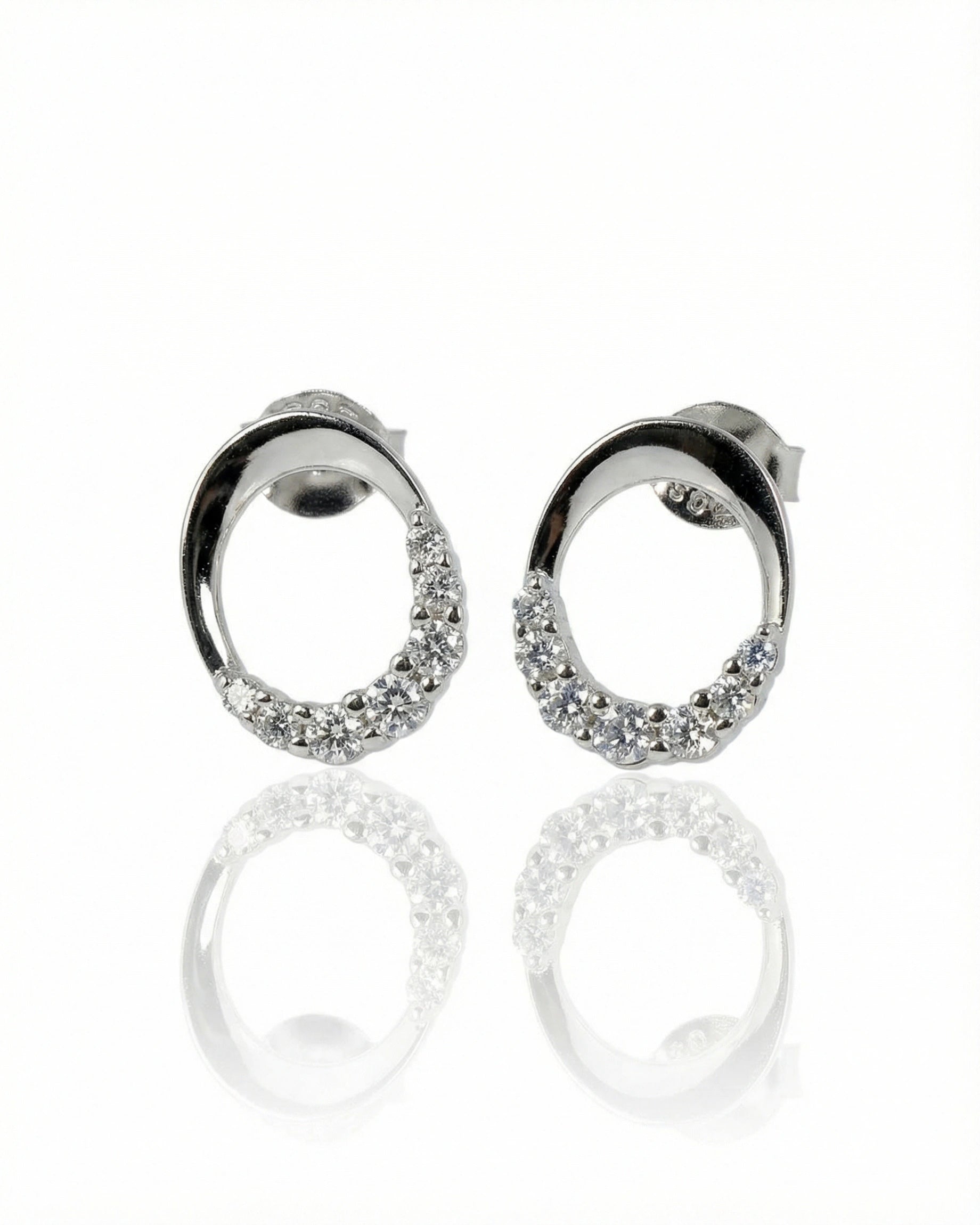 Auskarai Luxury Oval — Luxiage