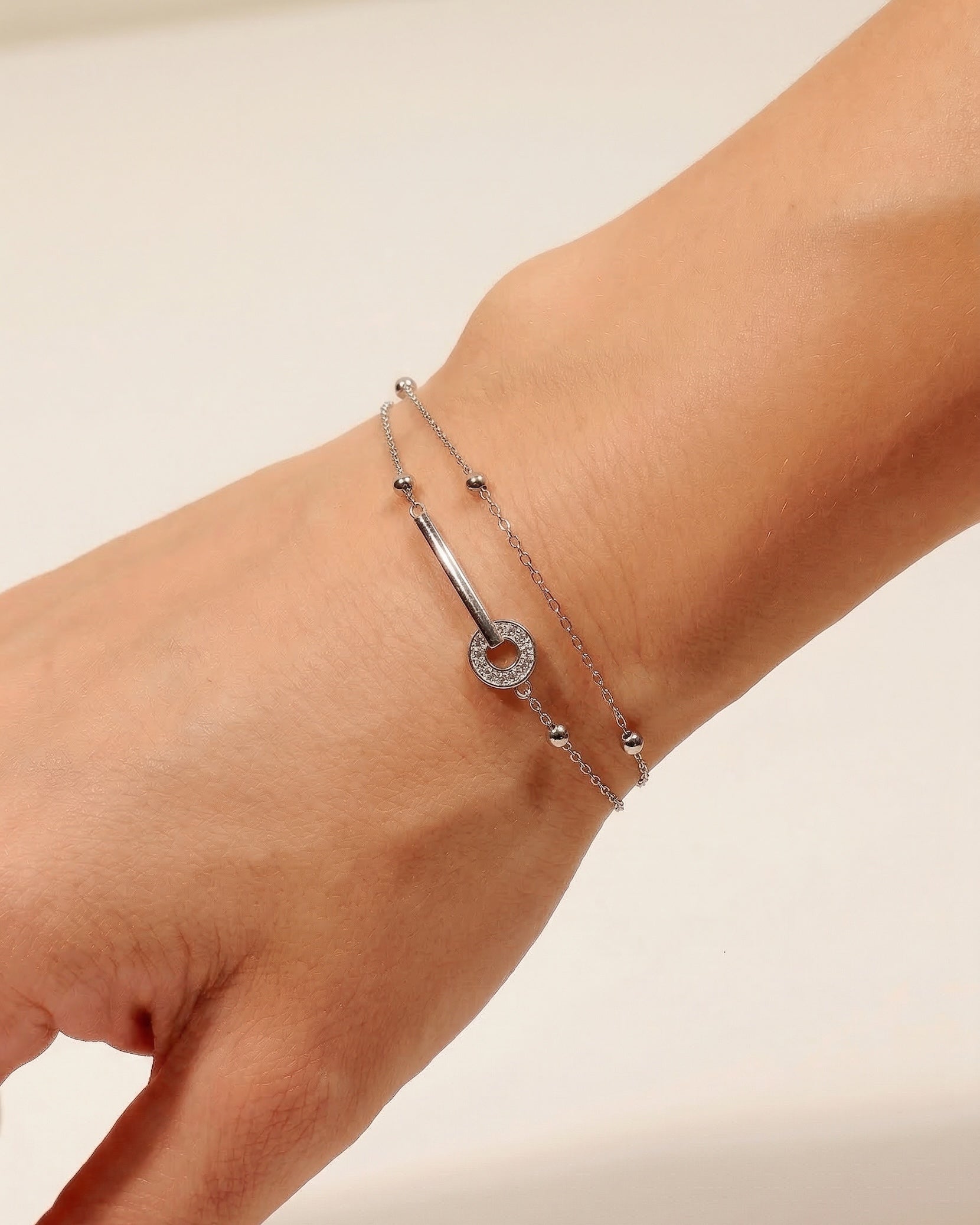 Apyrankė Circle Charms — Luxiage