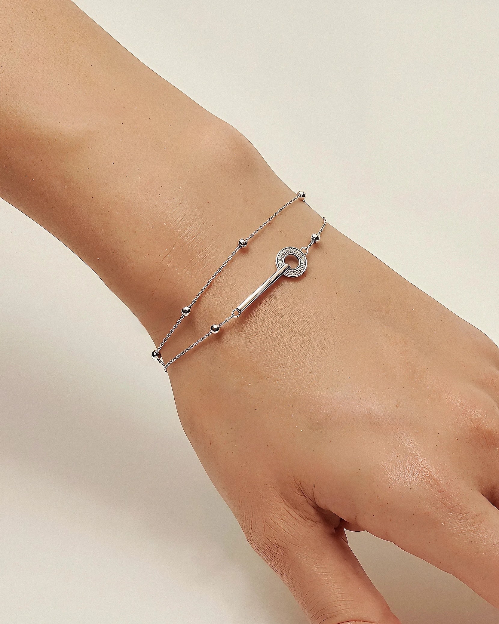 Apyrankė Circle Charms — Luxiage