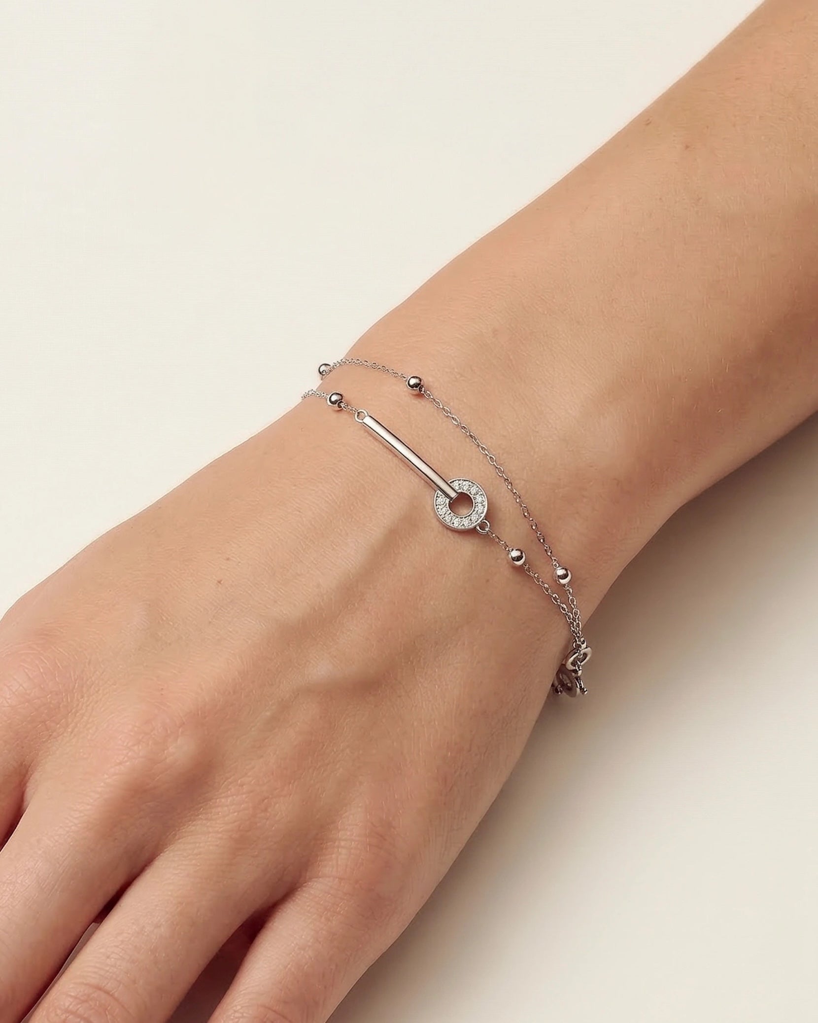 Apyrankė Circle Charms — Luxiage