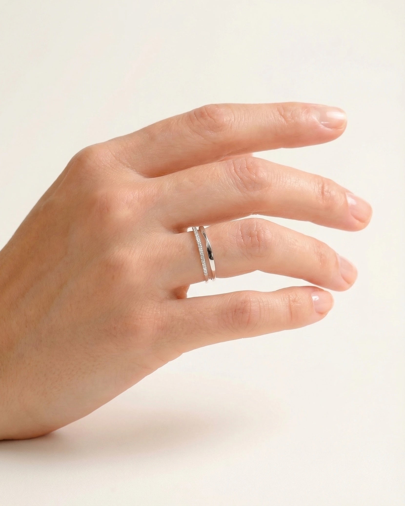 Žiedas Two row ring — Luxiage