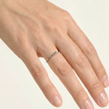Žiedas Thin zircon — Luxiage