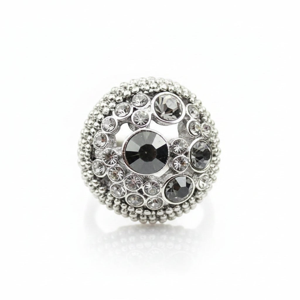 Žiedas Gray crystal — Luxiage
