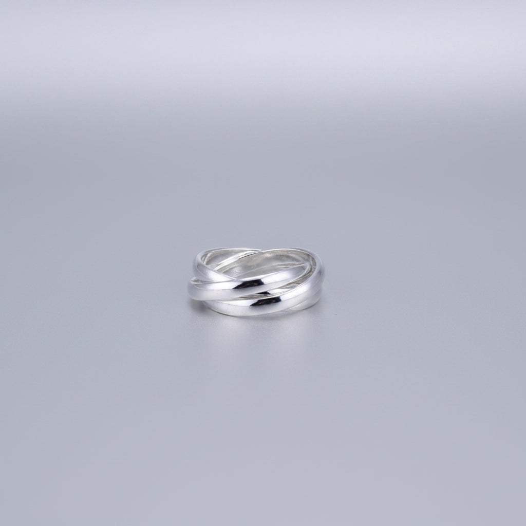 Žiedas Three silver — Luxiage