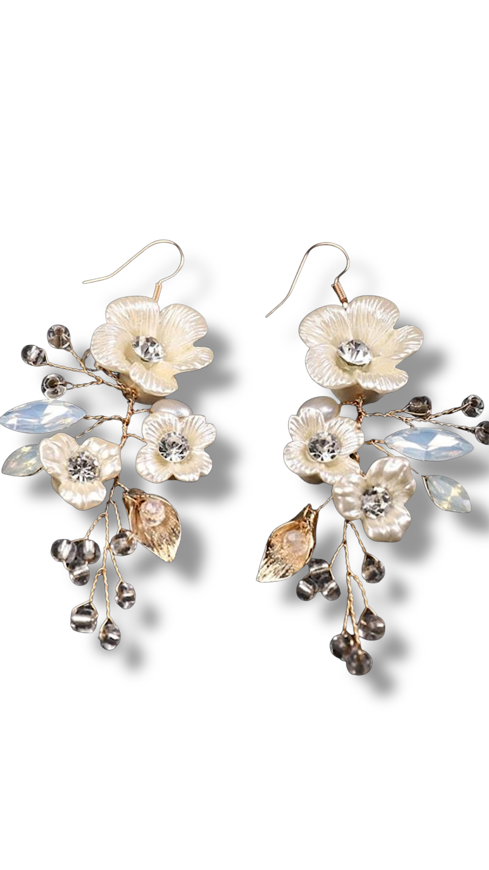 Papuošalų rinkinys Nude flower set — Luxiage