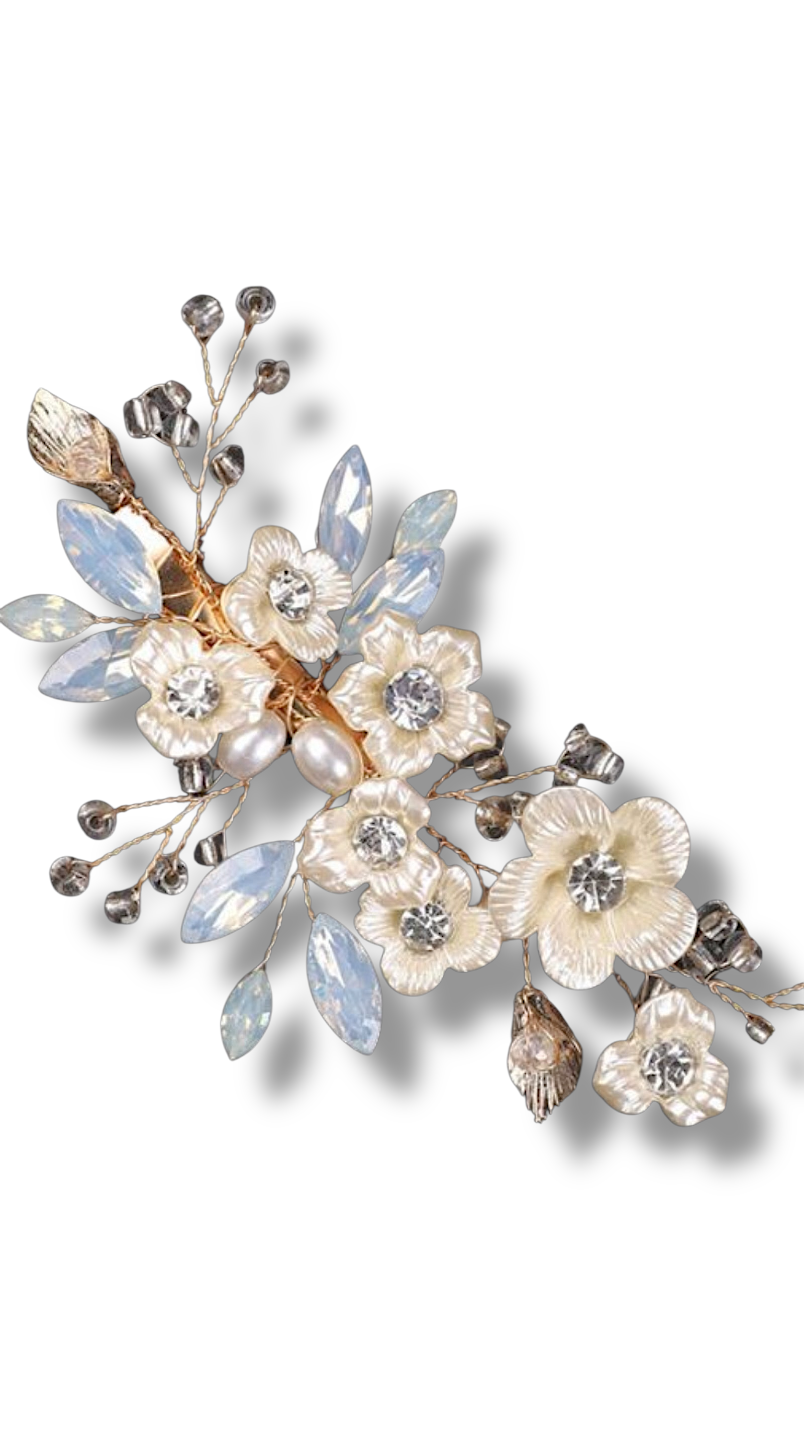 Papuošalų rinkinys Nude flower set — Luxiage