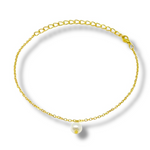 Grandinėlė ant kojos Golden Pearl Anklet — Luxiage