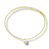 Grandinėlė ant kojos Golden Pearl Anklet — Luxiage