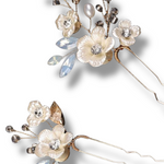 Papuošalų rinkinys Nude flower set — Luxiage