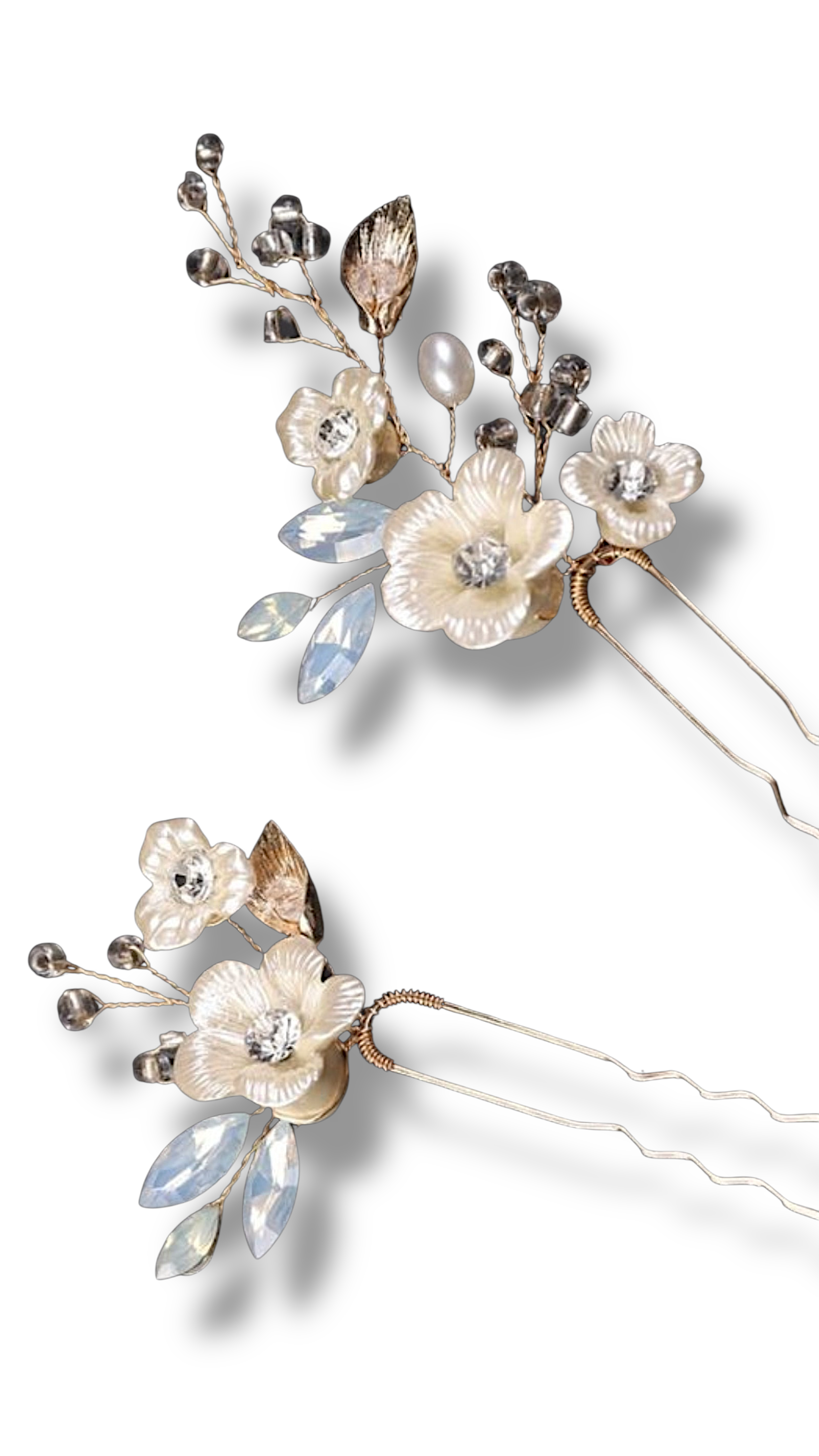 Papuošalų rinkinys Nude flower set — Luxiage